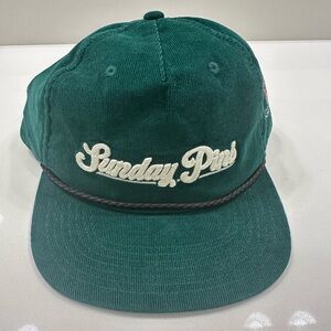 Adidas Strap back “Sunday pins” rope golf hat